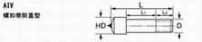 AIV 螺扣带阶直型
